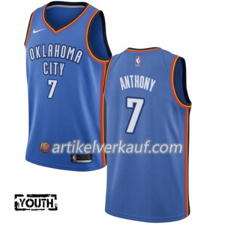 NBA Oklahoma City Thunder Trikot Carmelo Anthony 7 Nike 2017-18 Blau Swingman - Kinder